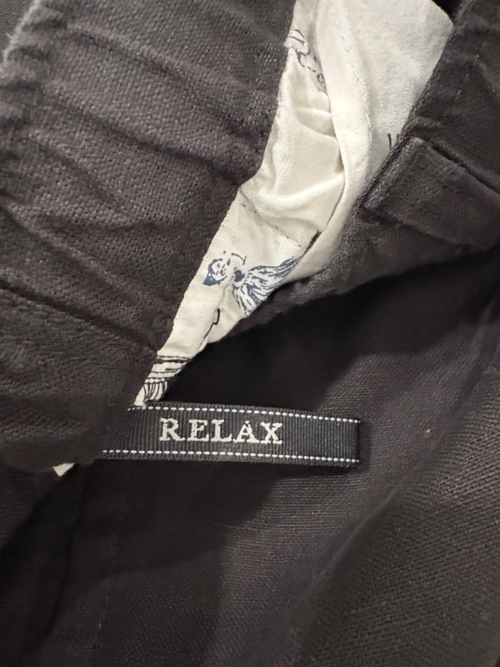 Men's Tommy Bahama Black Linen Casual Pants - Picture 3 of 6